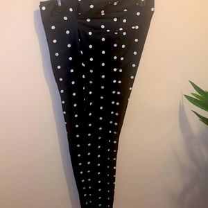 Worthington black with white polka dot